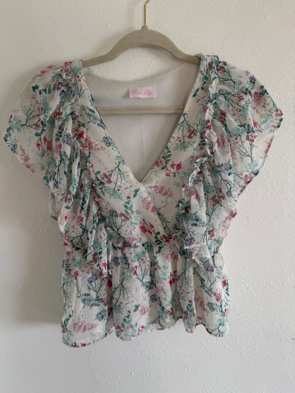 Pink Lily blouse.